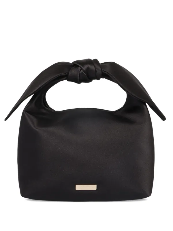 Aquazzura Knot Handle Tote Bag in Black