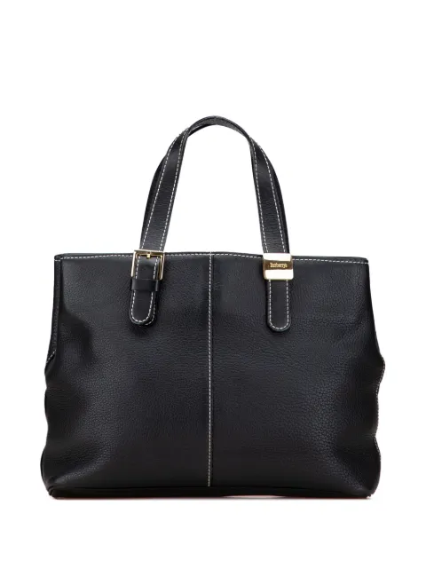 Burberry Pre-Owned tote de piel del siglo XX