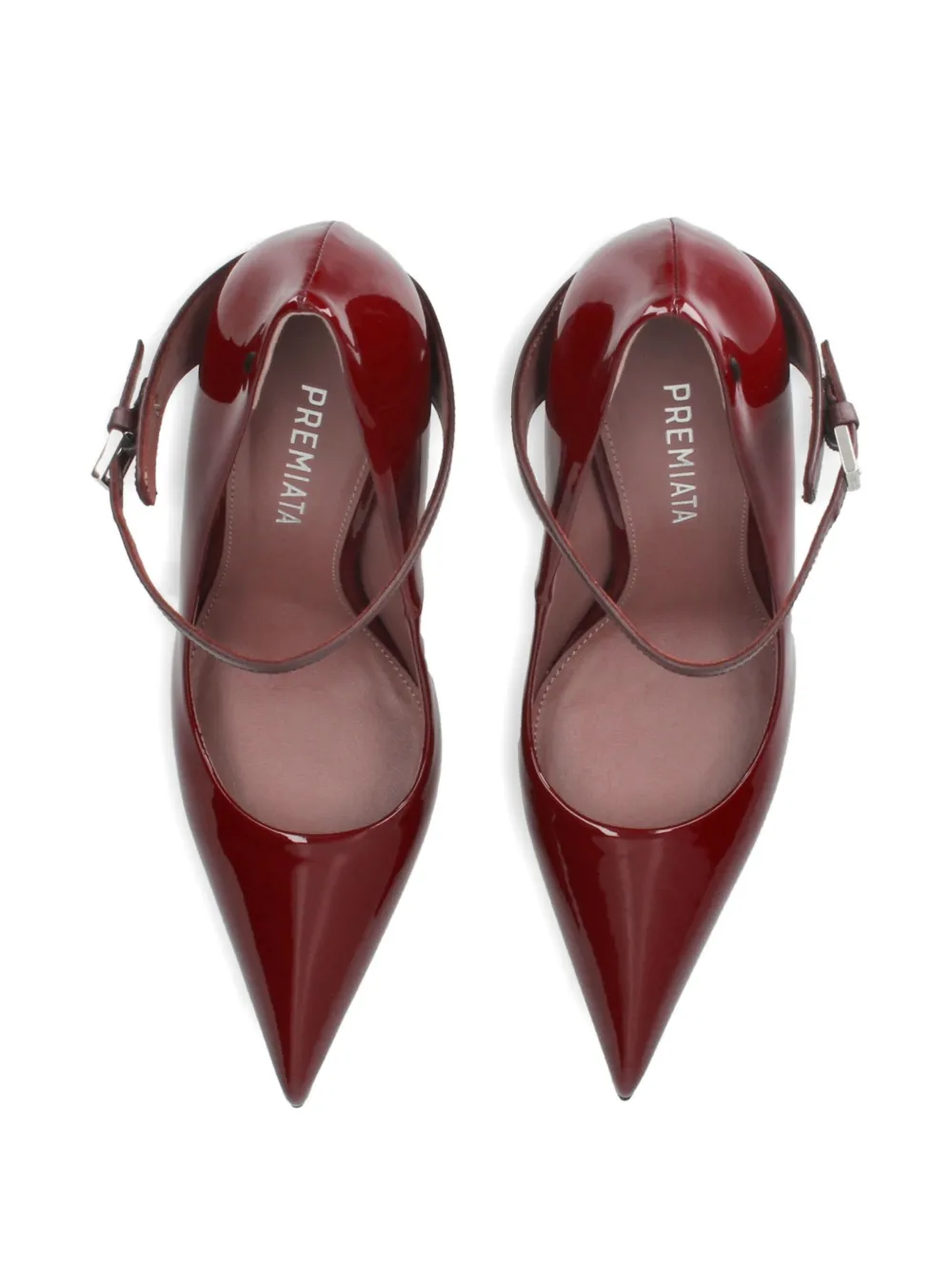 Premiata 100 mm leren pumps Rood