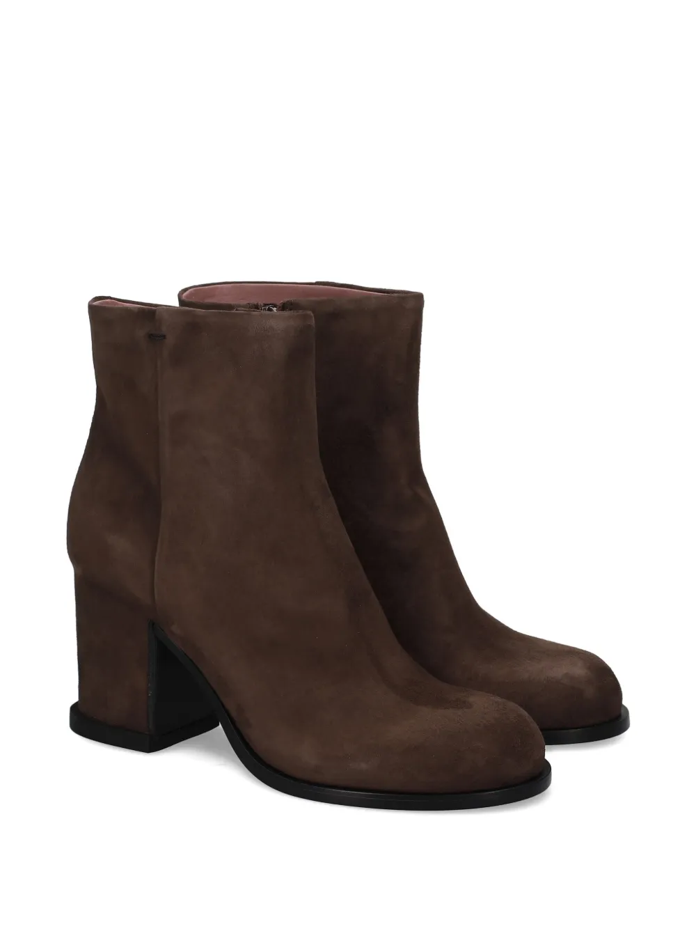 Premiata 70mm Block-heel Ankle Boots In Brown