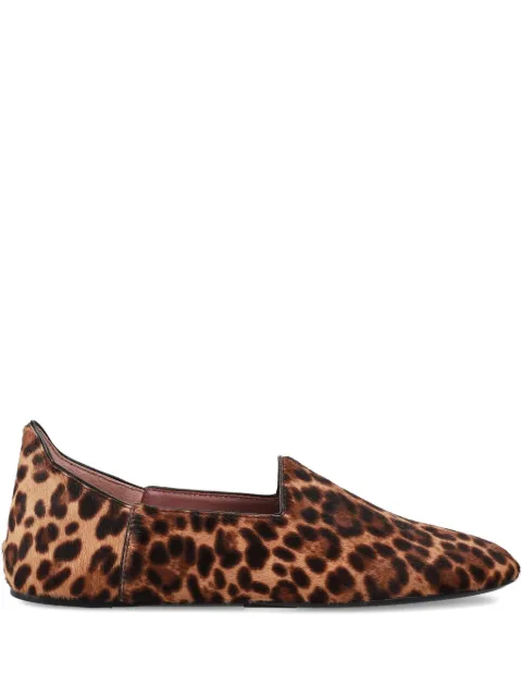 Premiata flats con estampado de leopardo