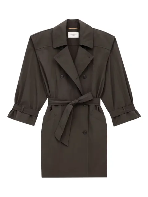 Saint Laurent belted trench coat