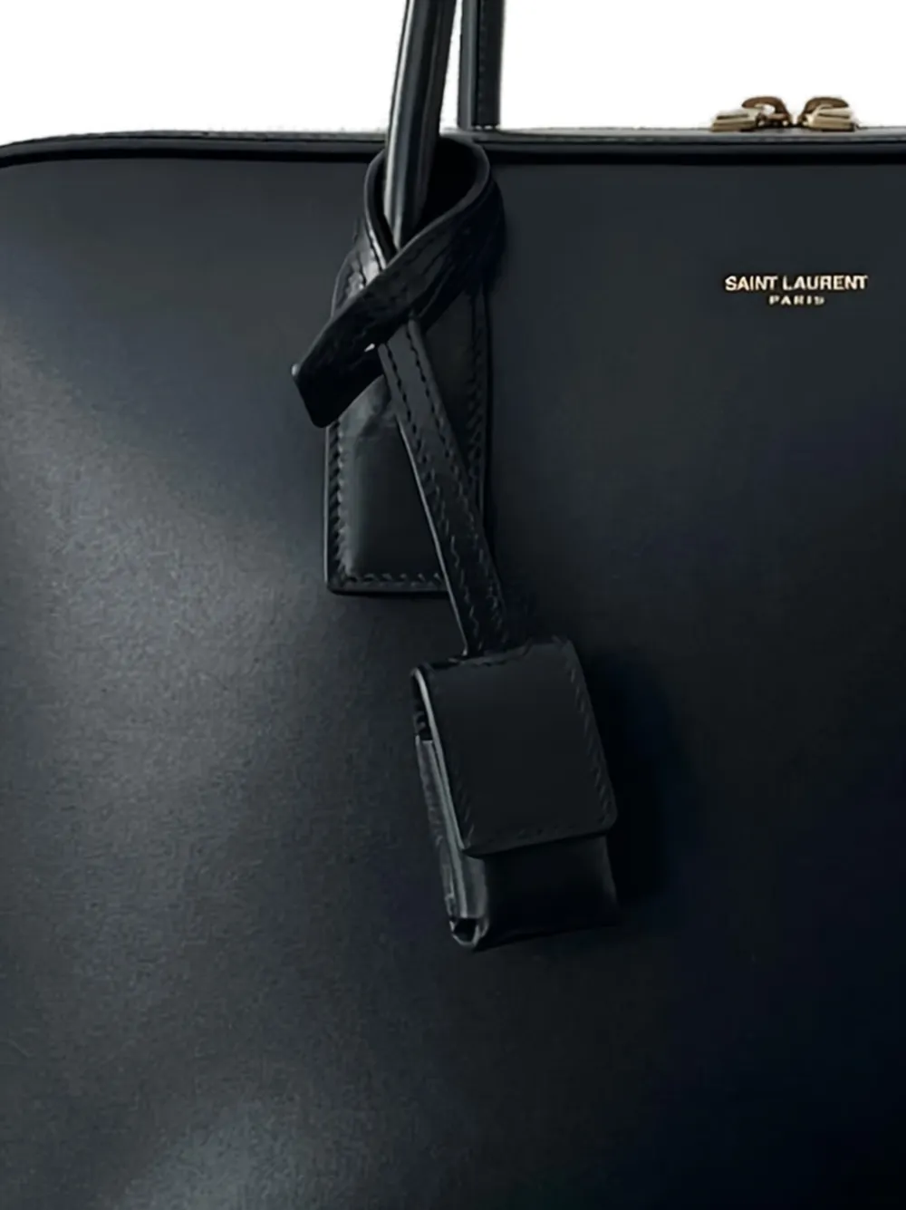 Saint Laurent Sac De Jour Bauletto Top Handle Shoulder Bag In Black