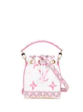 Louis Vuitton Pre-Owned 2021-2025 Monogram Watercolor Giant By the Pool Nano Noe bucket bag - Pink