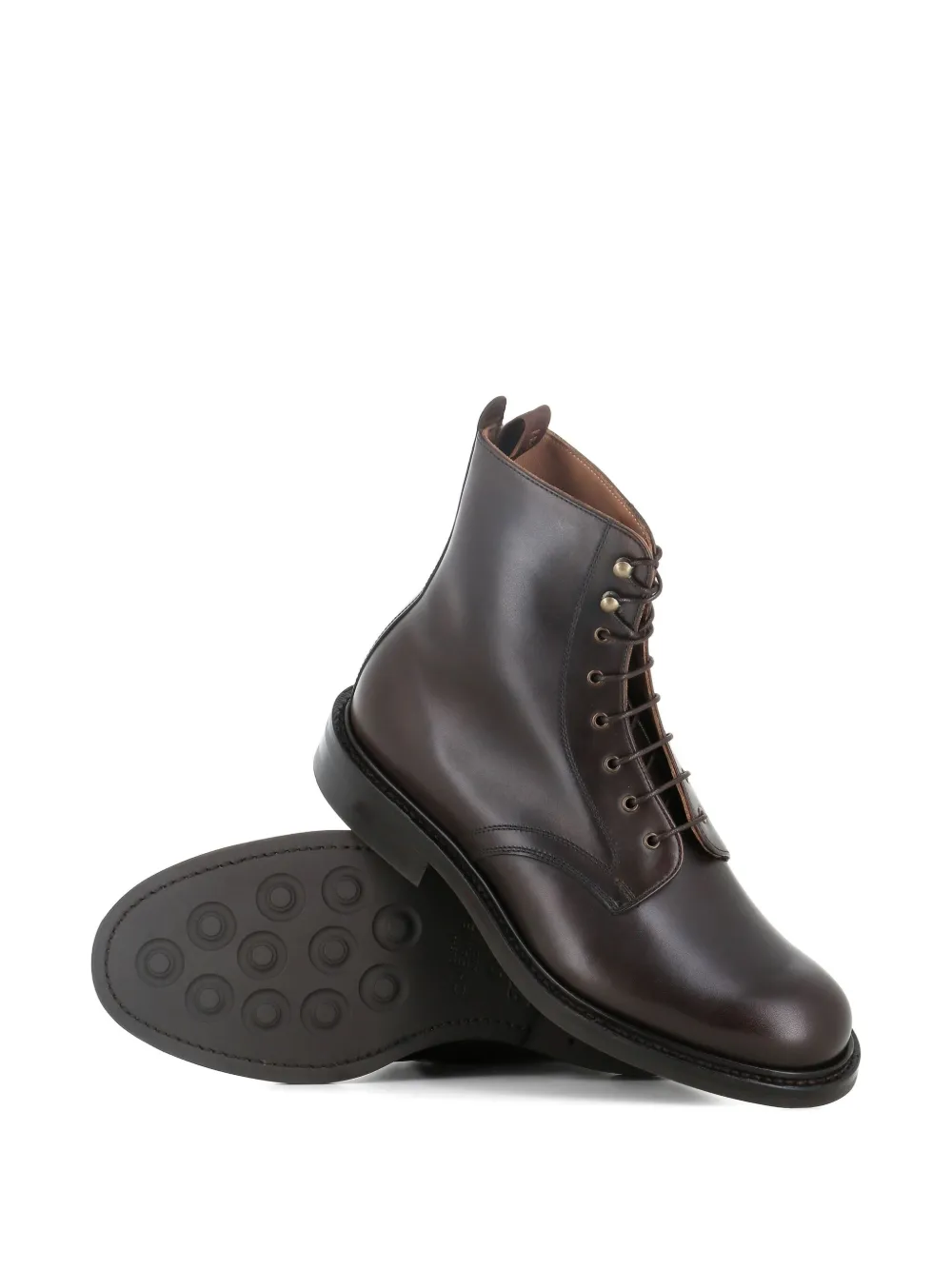 Cheaney Leonard Iii Amphibian Lace-up Boots In Brown