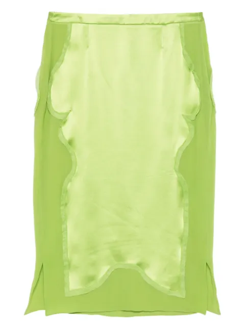 Saint Laurent Pre-Owned 2004 Pagoda silk skirt