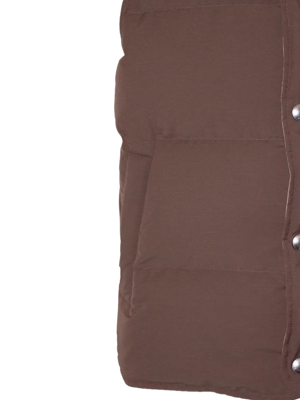 Eleventy Gilet met capuchon Bruin