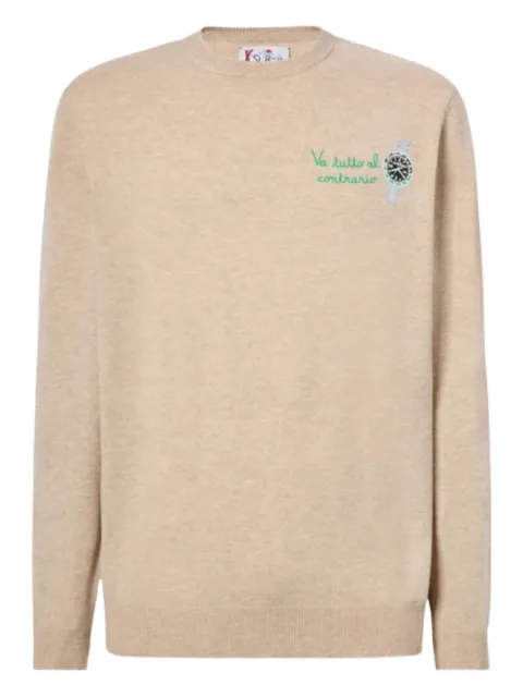 MC2 Saint Barth embroidered-motif crew-neck sweater