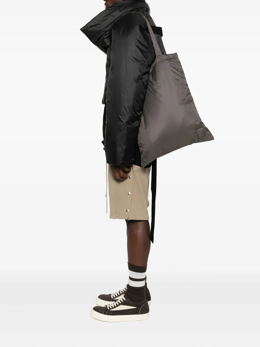 Rick Owens DRKSHDW padded tote bag - Grijs