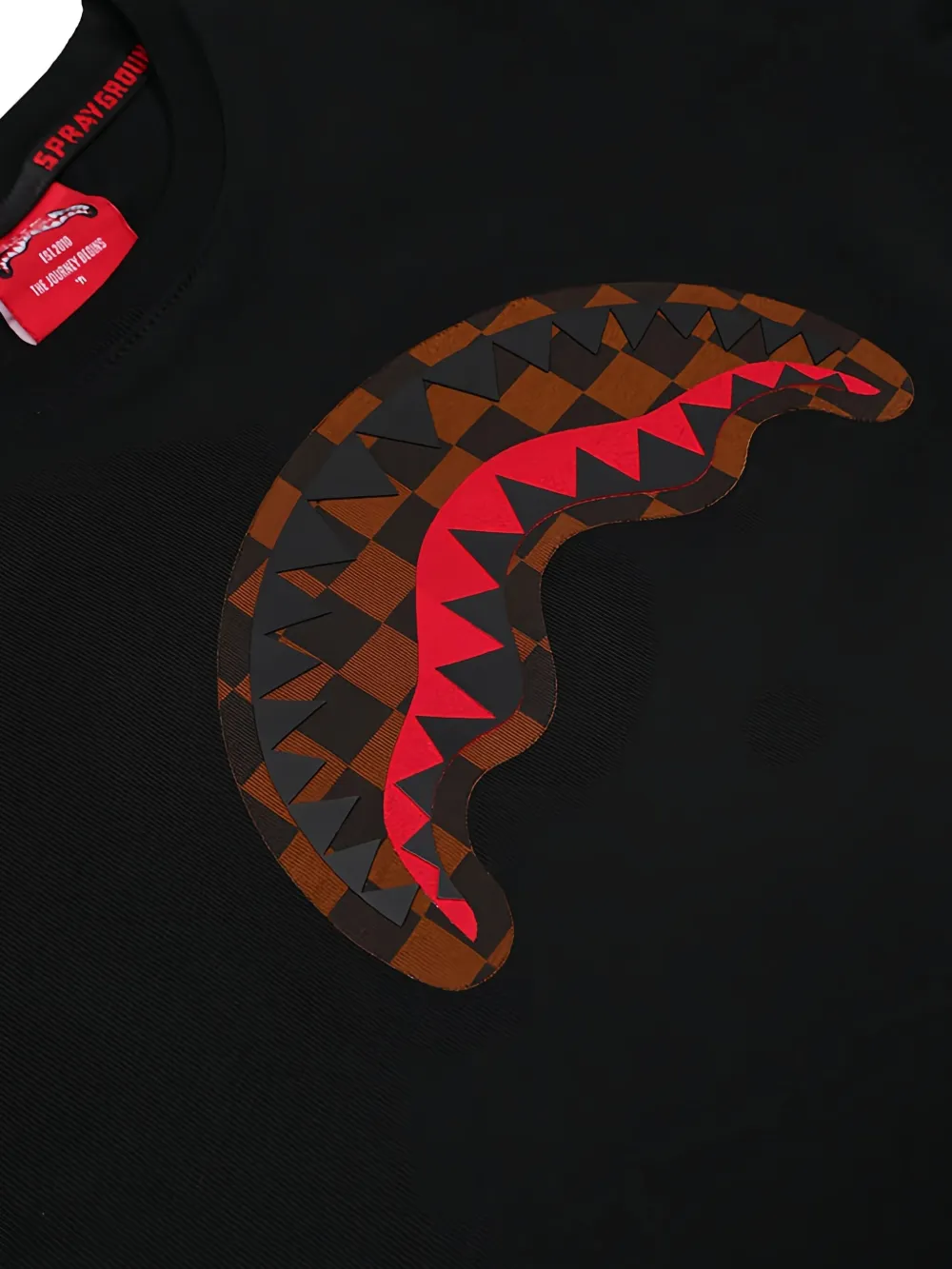 Sprayground T-shirt met print Zwart