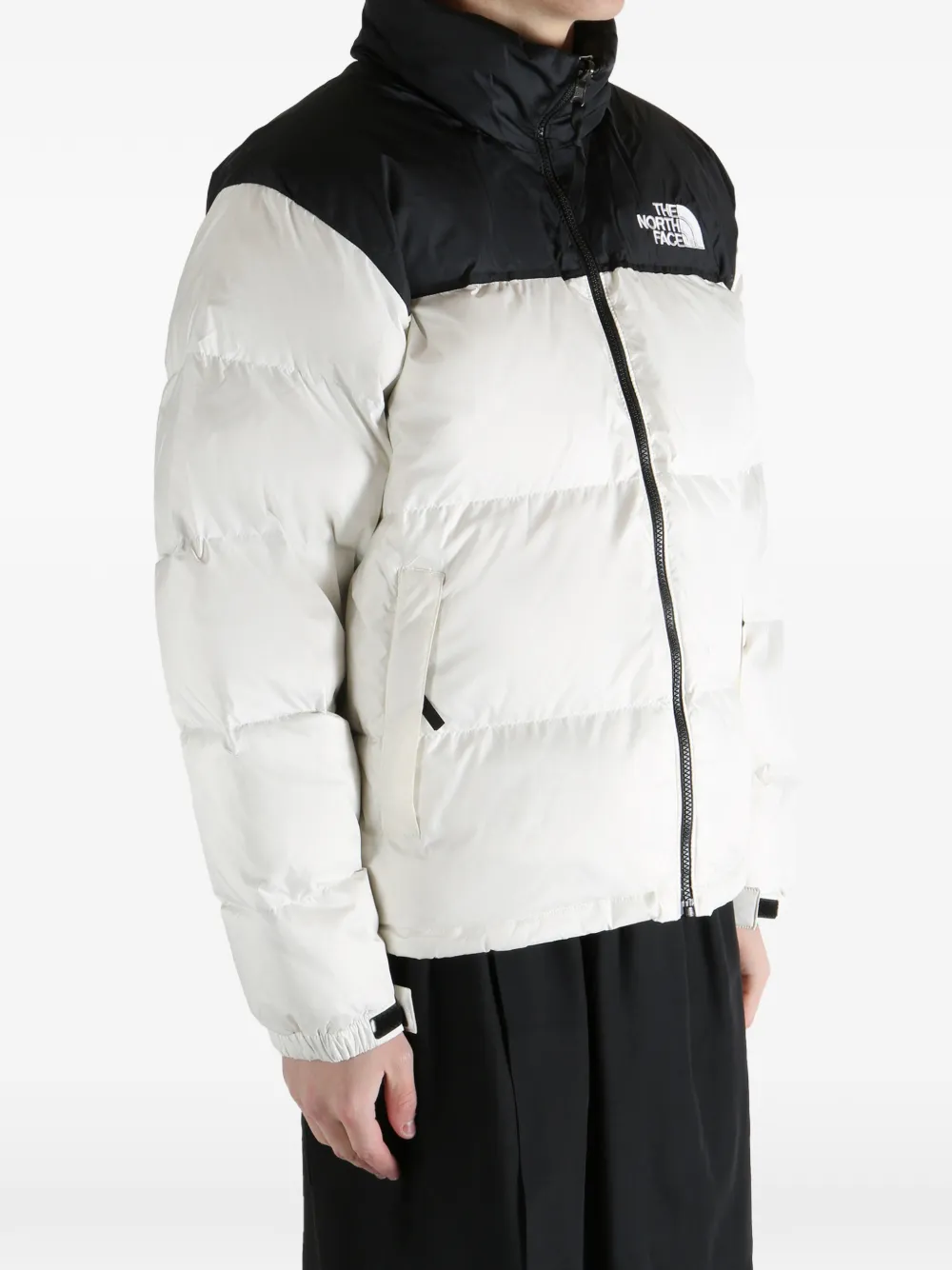 The North Face Donsjack met hoge hals Wit