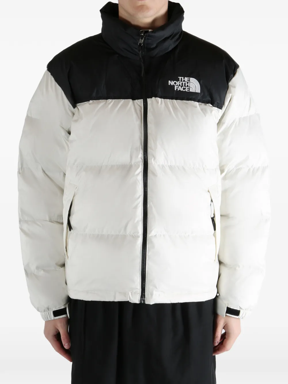The North Face Donsjack met hoge hals Wit