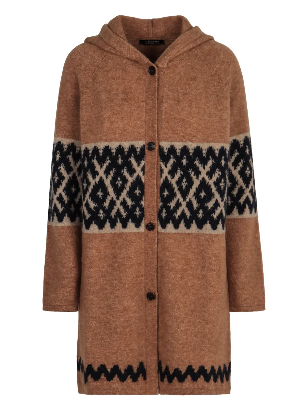 'S Max Mara Moscova hooded cardigan - Braun