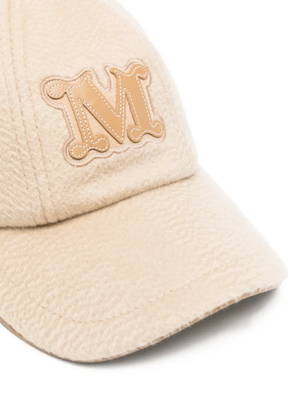  Max Mara Applique Baseball Cap - Neutrals 