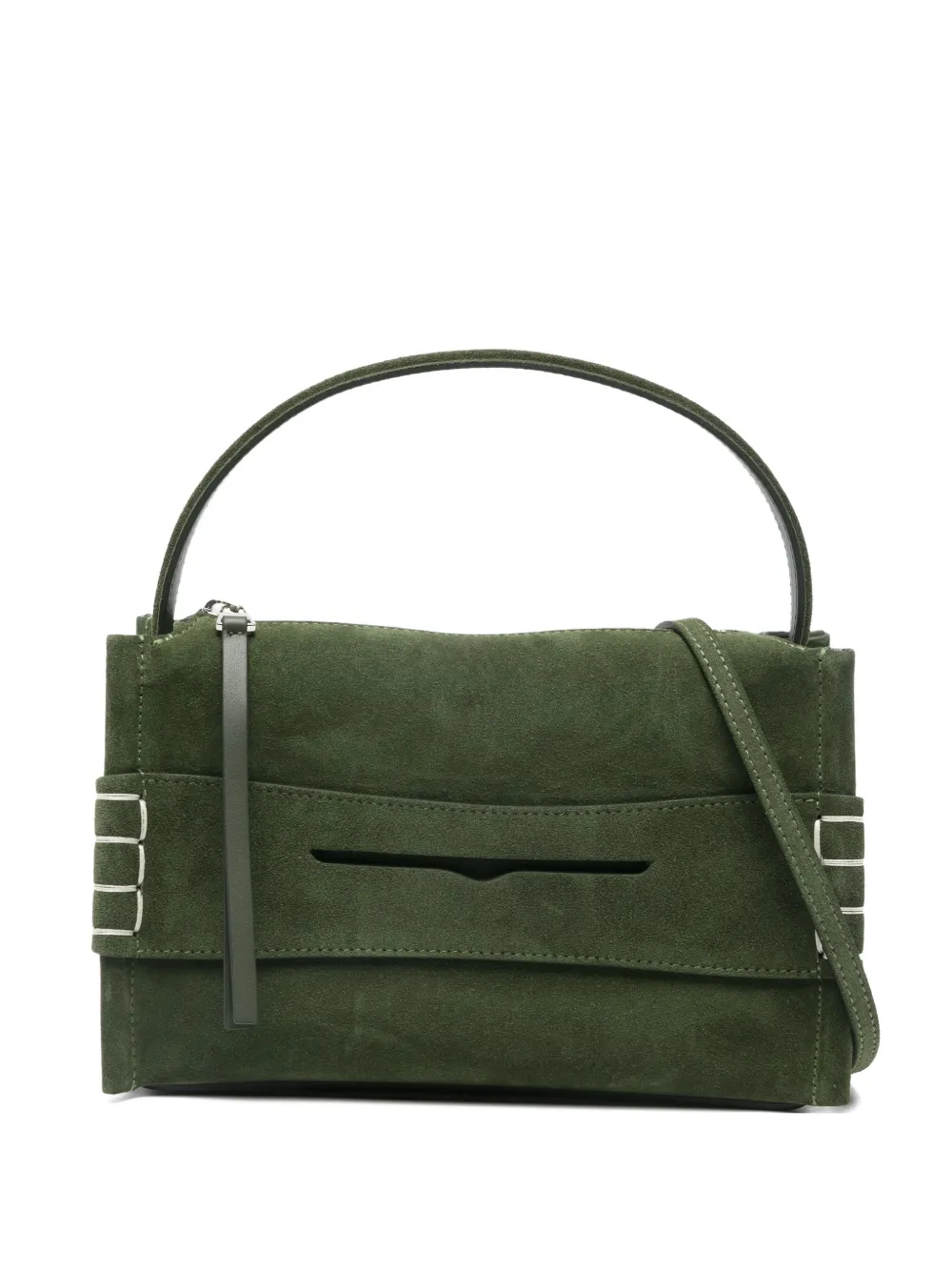 JW Anderson loafer top handle satchel - Verde