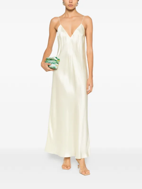 Khaite Taja Strap Maxi Dress - Yellow