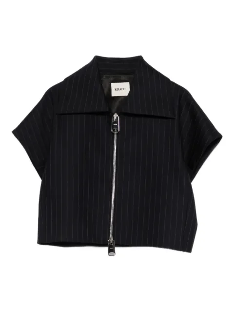 KHAITE Robin zipped shirt