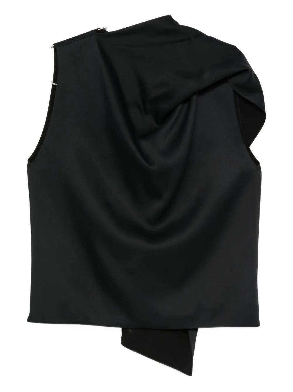 KHAITE Loe draped top | Black | Image 1