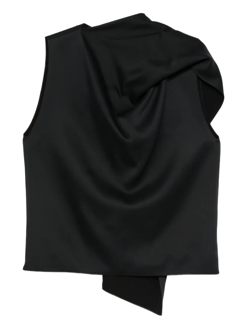 KHAITE Loe draped top | Black | Image 1