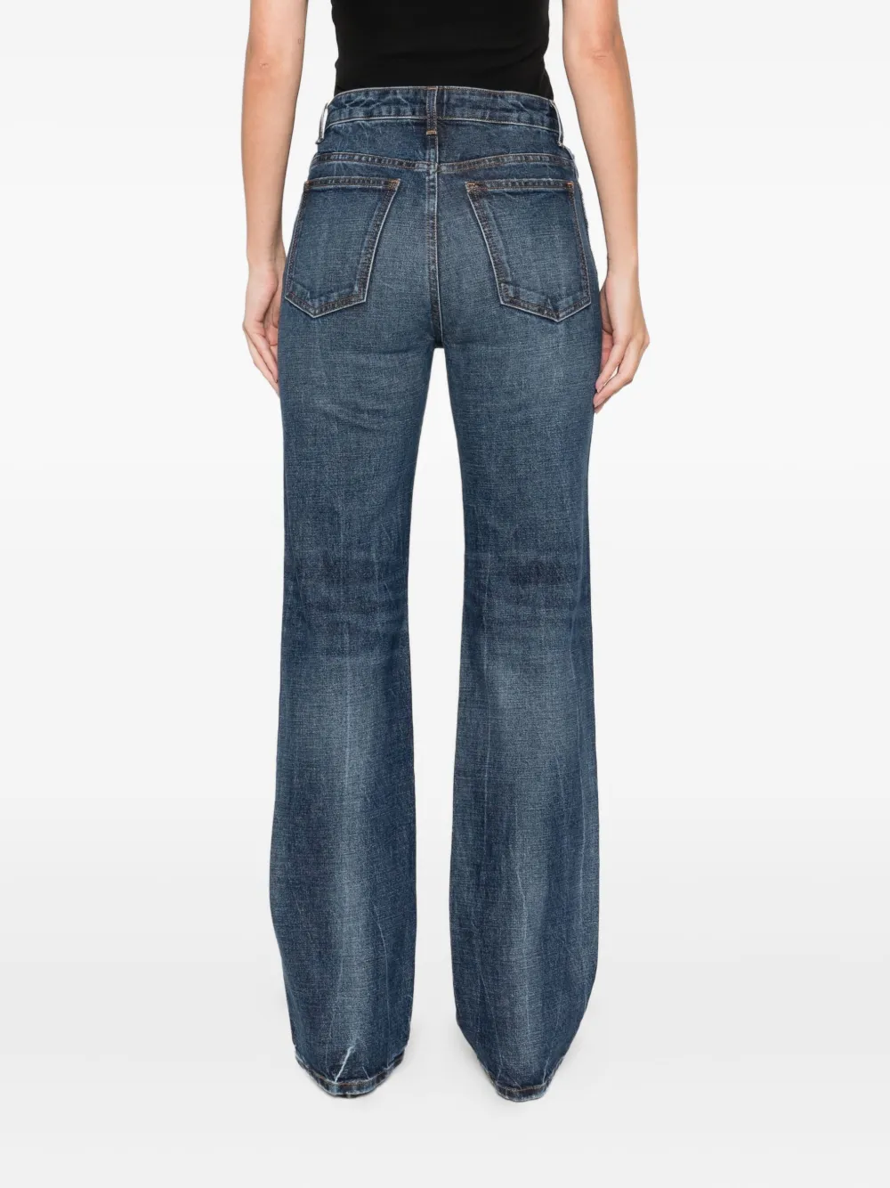 Khaite Danielle Jeans In Blue