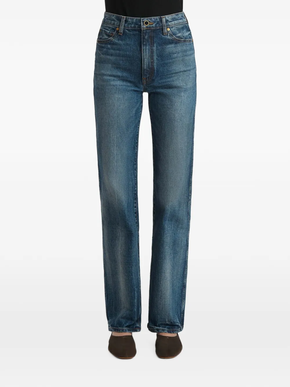 KHAITE Danielle jeans Blauw