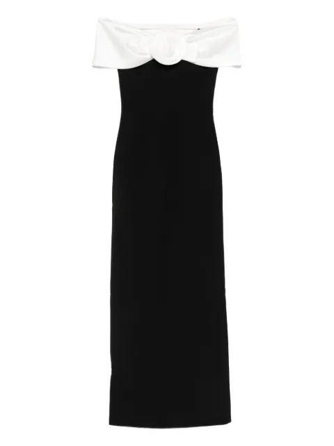 Self-Portrait flower datail maxi dress