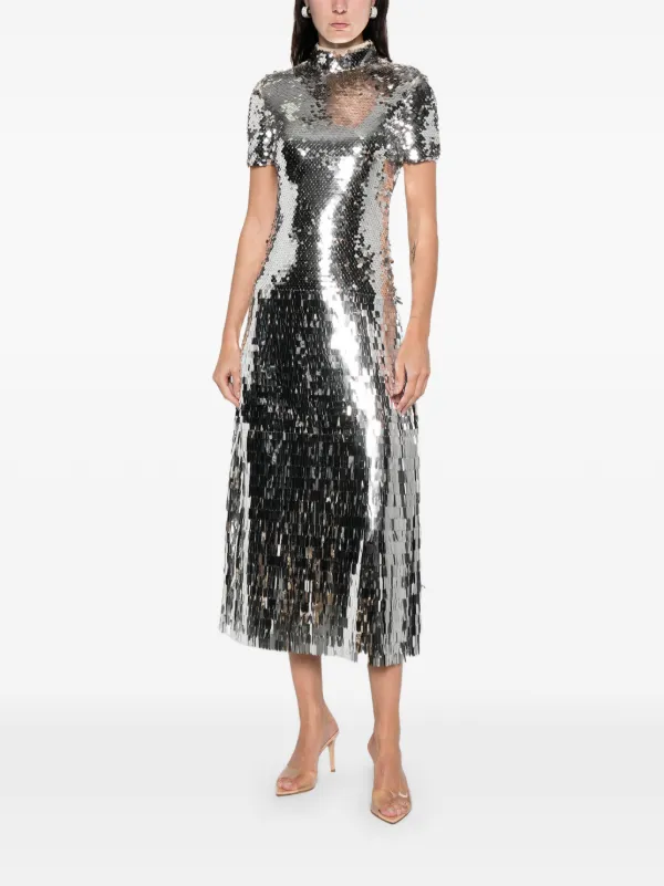 dark silver sequin dress To Die For Sequins (Black/Silver) solid colors Jovani - Hannah Meloche COLOR:ECRU or a chic night