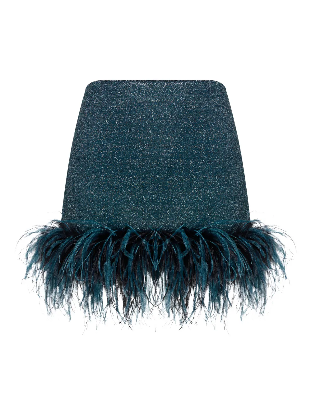 Oséree Lumière Plumage mini skirt - Blu