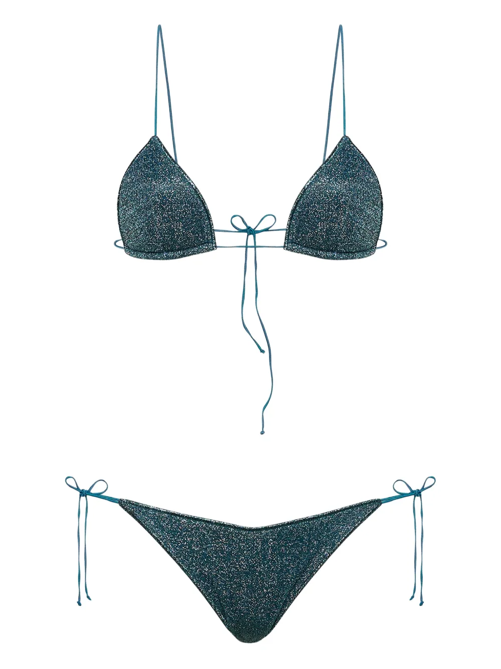 Oséree Lumière tie bikini | Blue | Image 1