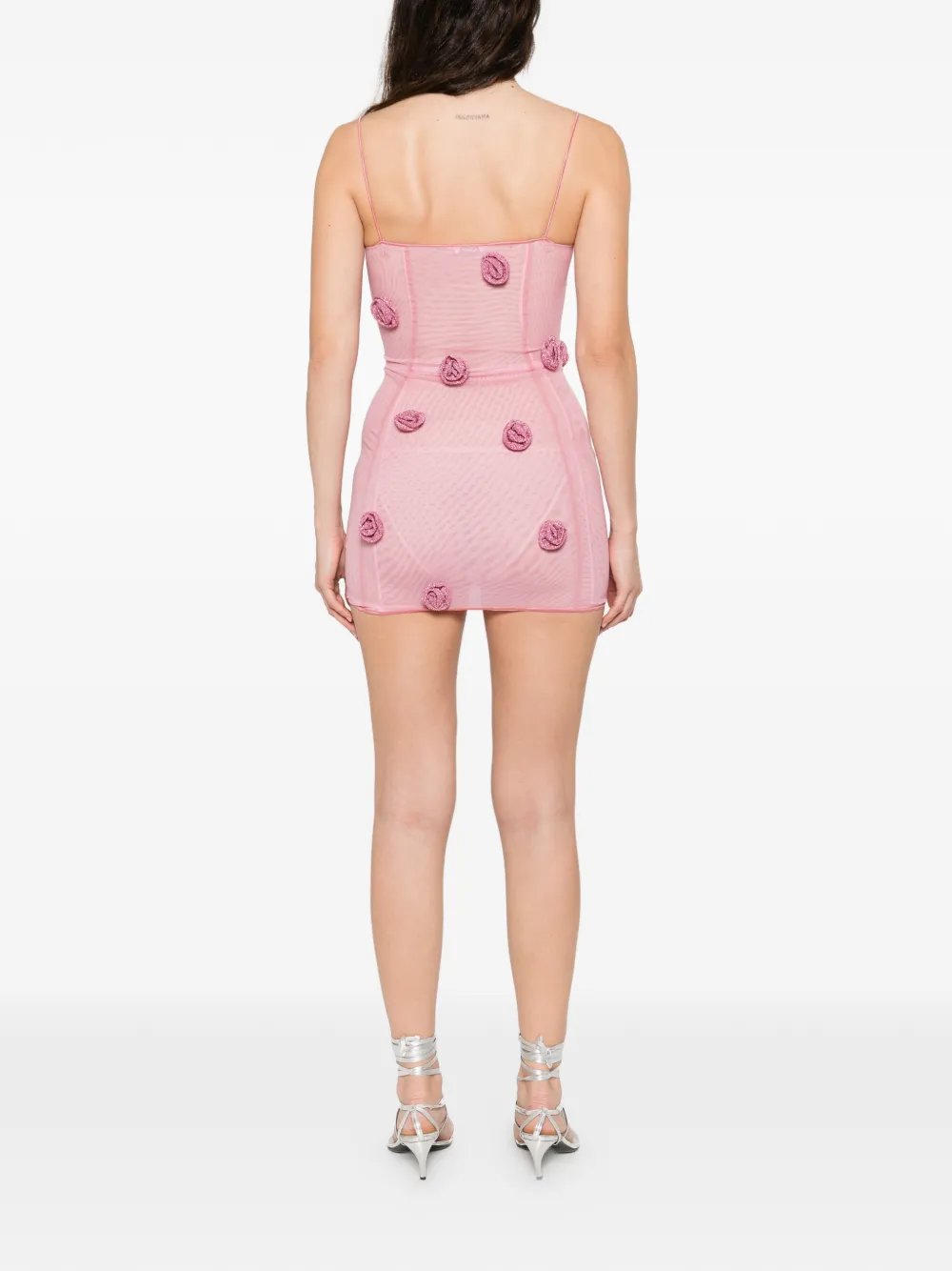 Oséree Rose balconette mini-jurk Roze