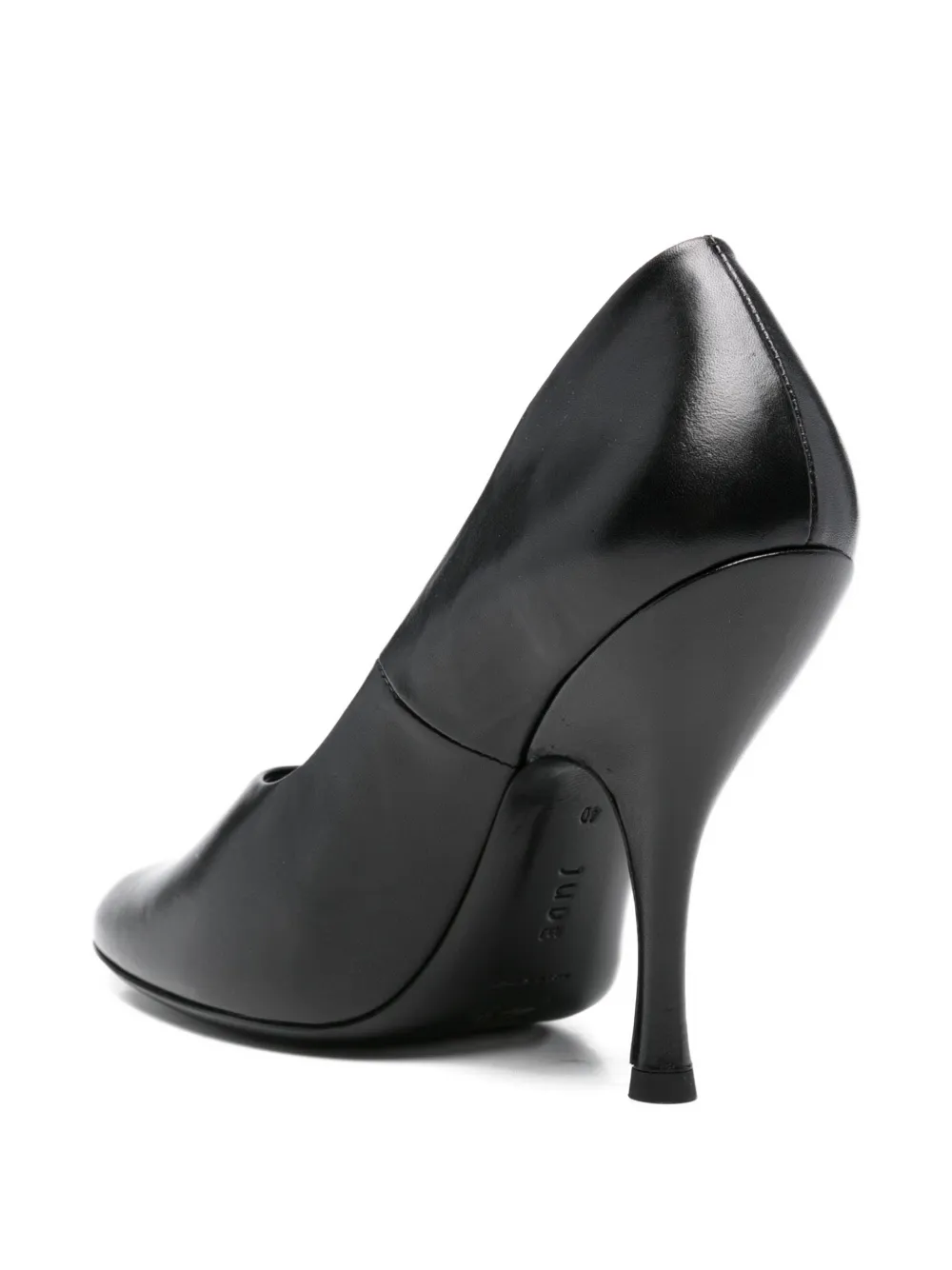  Jude Date Leather Pumps - Black 