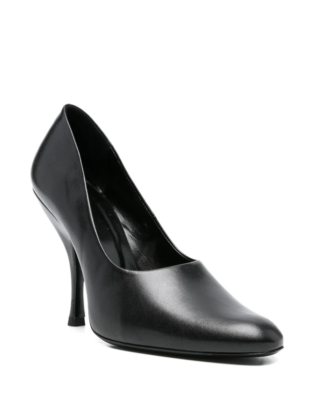  Jude Date Leather Pumps - Black 