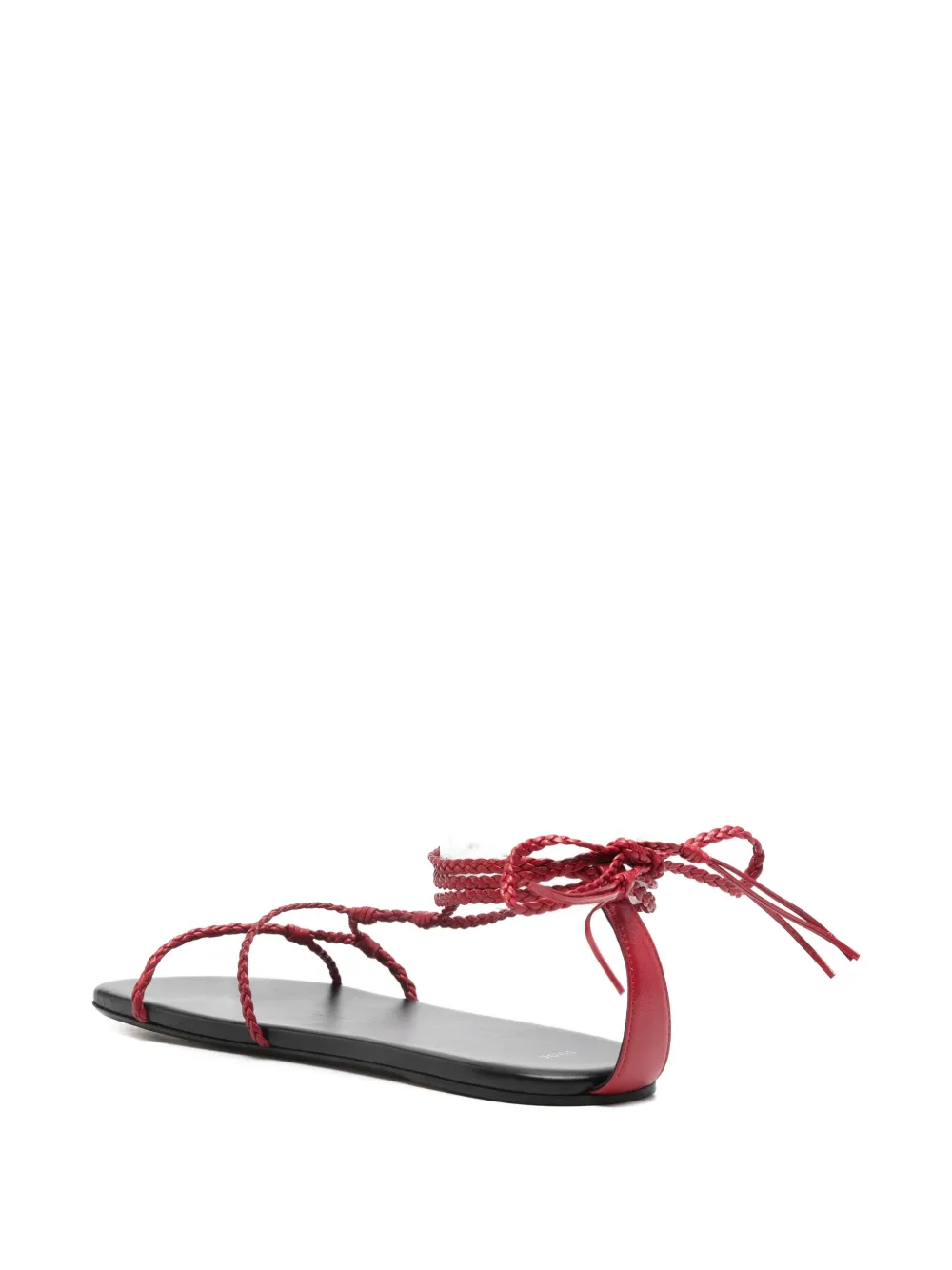 Jude Atlas geweven sandalen Rood