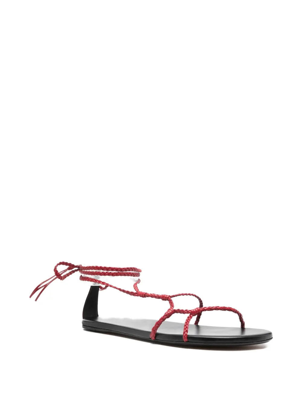Jude Atlas geweven sandalen Rood