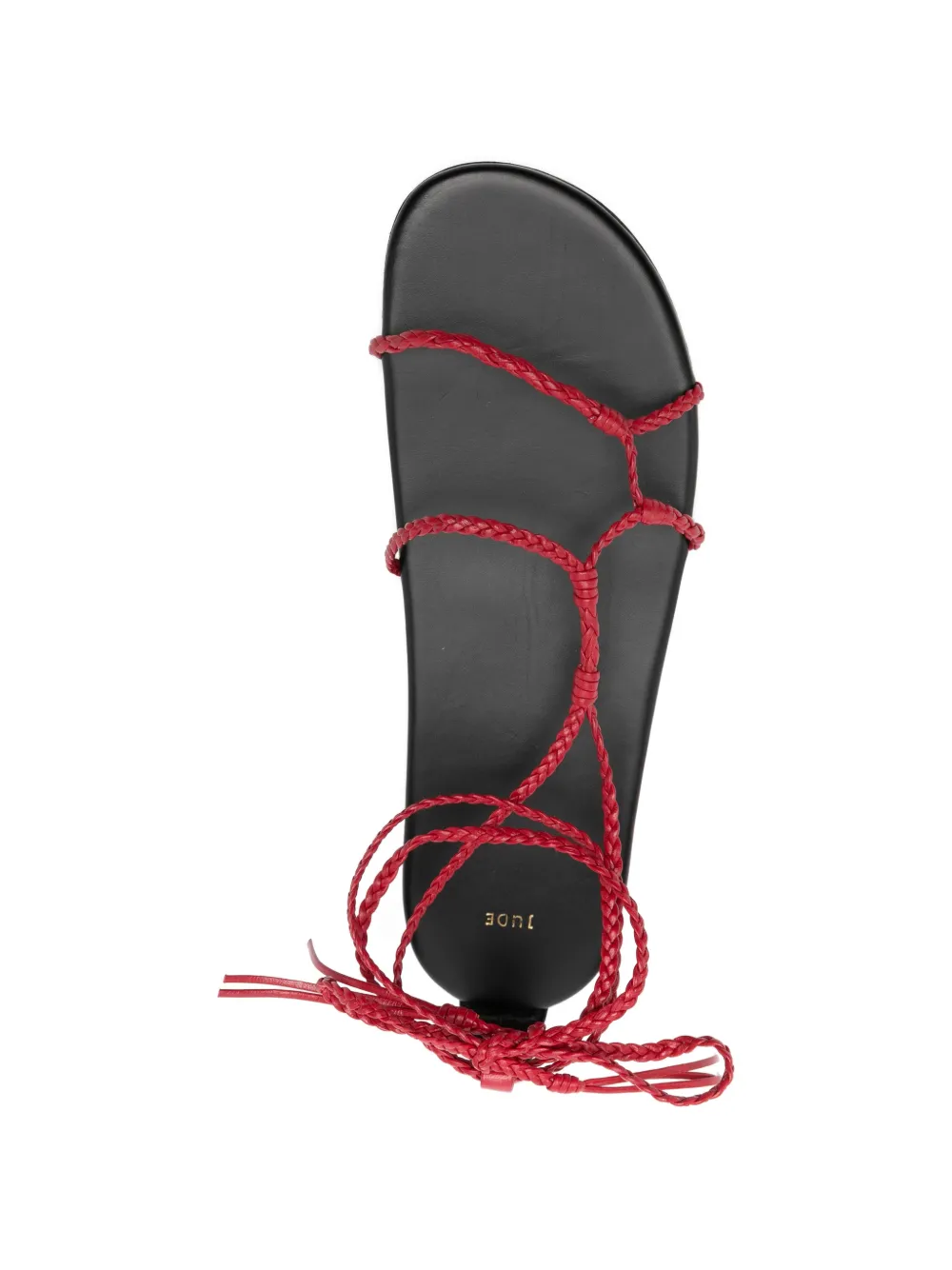 Jude Atlas geweven sandalen Rood