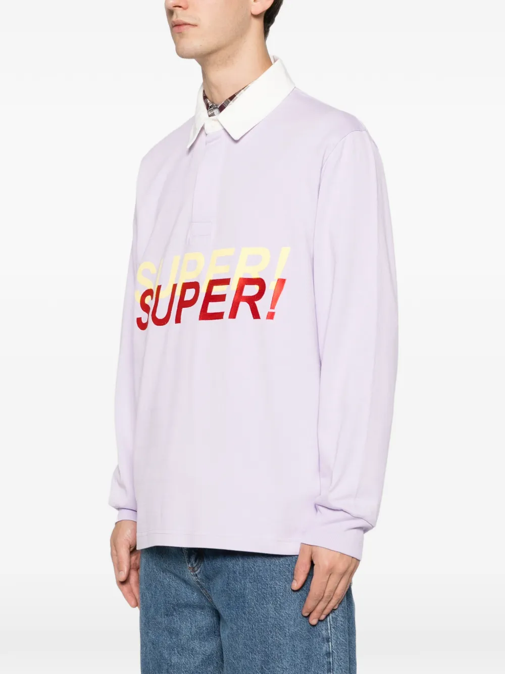 JW Anderson Super Rugby poloshirt Paars