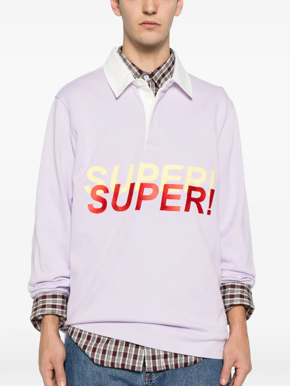 JW Anderson Super Rugby ポロシャツ | パープル | FARFETCH JP