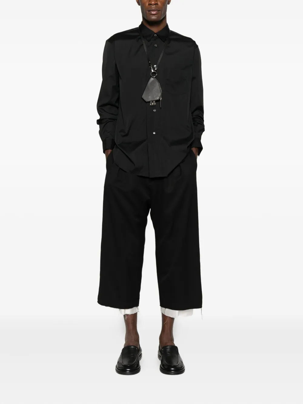 Comme Des Garçons Shirt Overhemd met borstzak - Zwart