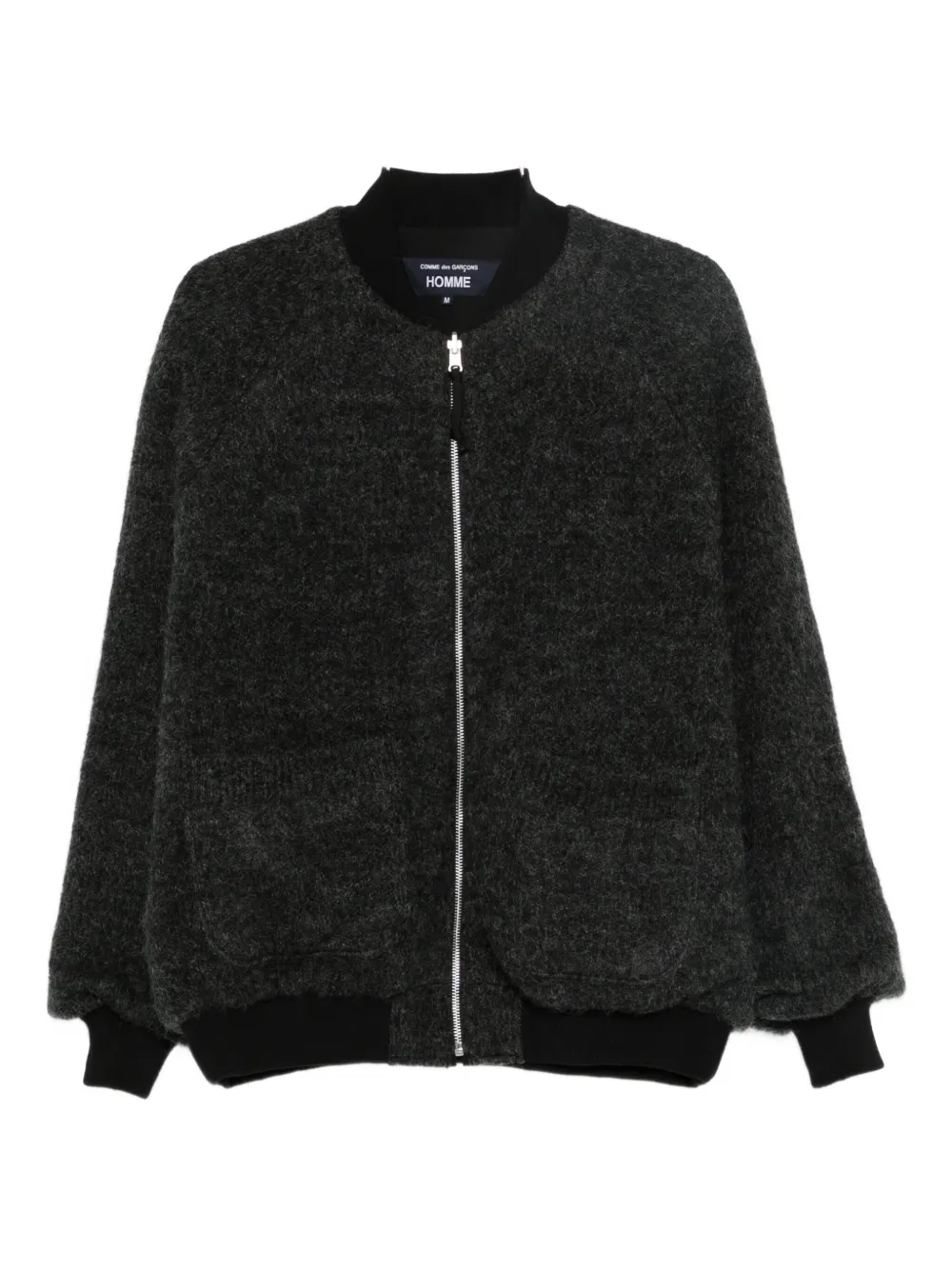 Comme Des Garçons Homme Deux Zip-fastening Jacket In Gray