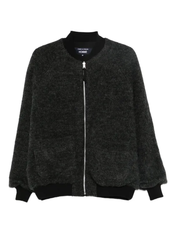 Comme Des Garçons Homme ジップアップ ジャケット | グレー | FARFETCH JP