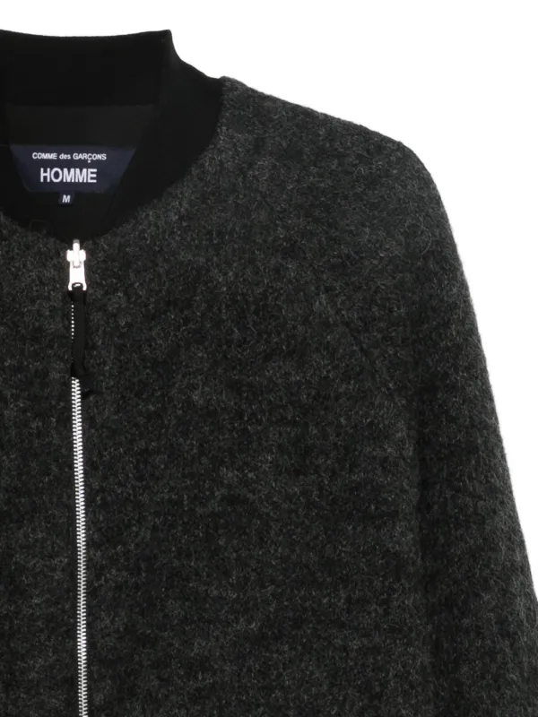 COMME des GARÇONS グレー ジップアップジャケット M Comme Des Garçons Homme ジップアップ ジャケット | グレー | FARFETCH JP