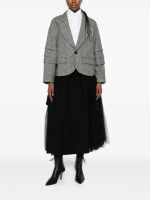 ノワール ケイ ニノミヤ コムデギャルソン ラッフルコート Comme des Garçons Noir Kei Ninomiya（コム・デ・ギャルソン