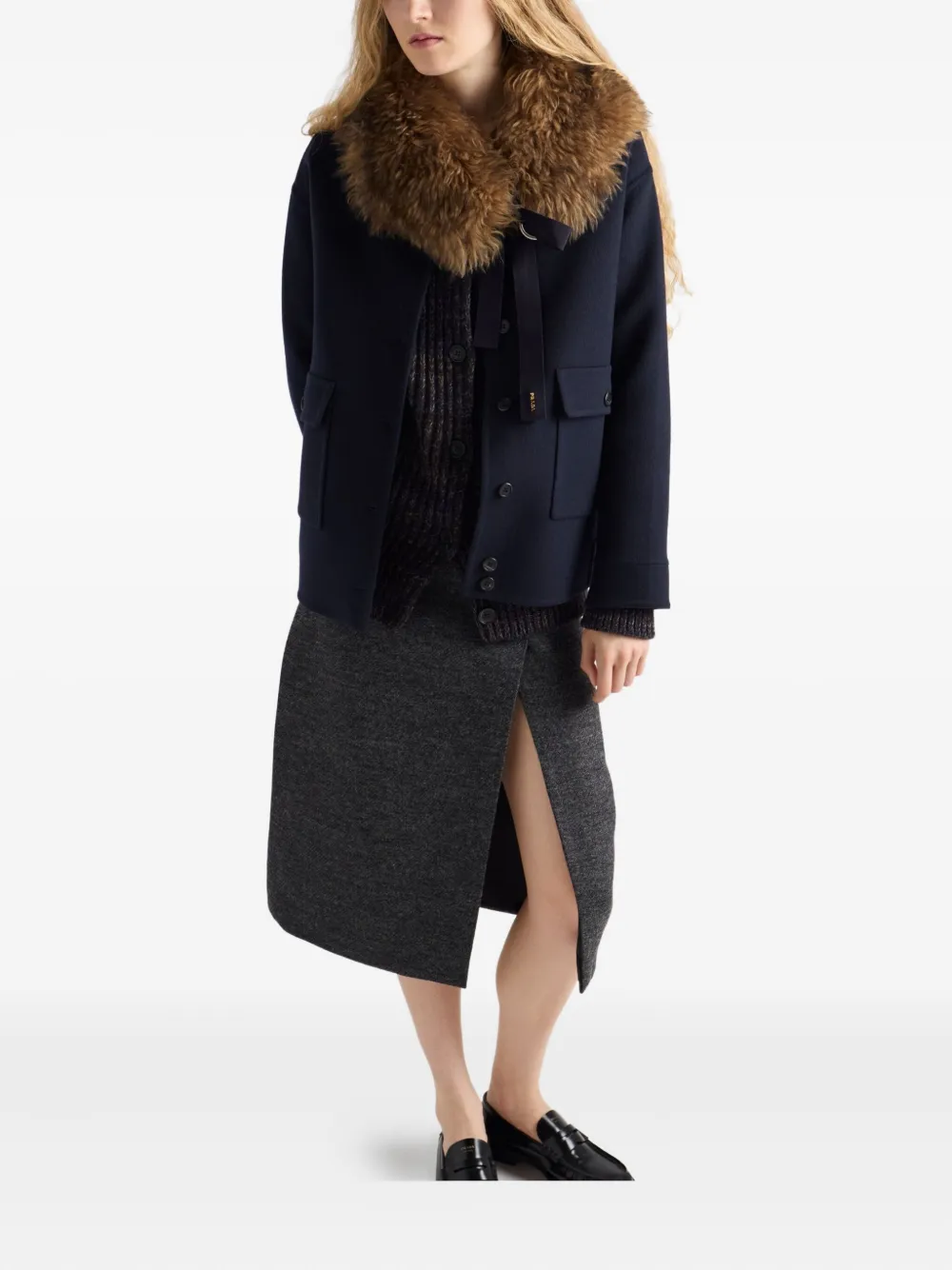 Prada buttoned reversible jacket | Oversized Jackets | Image 2