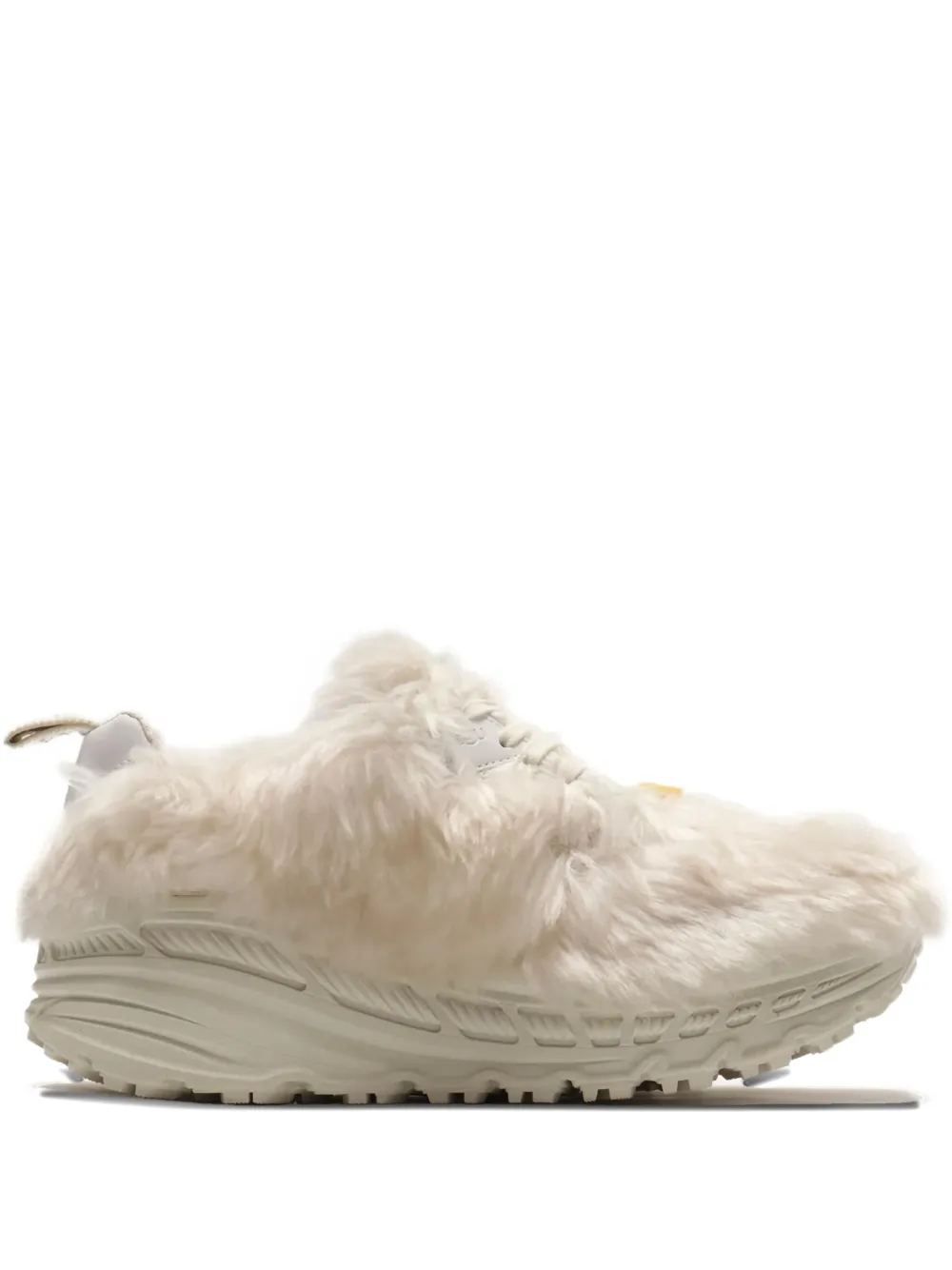 Ugg Ca805 Faux-fur Sneakers In Neutral