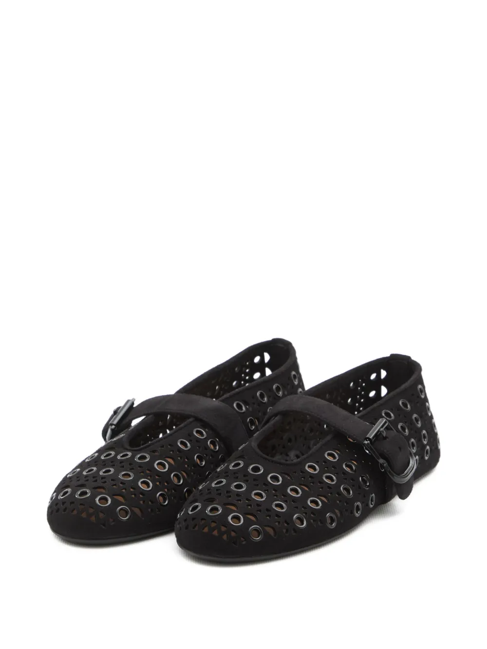 Alaïa eyelet-embellished ballet flats | Image 2