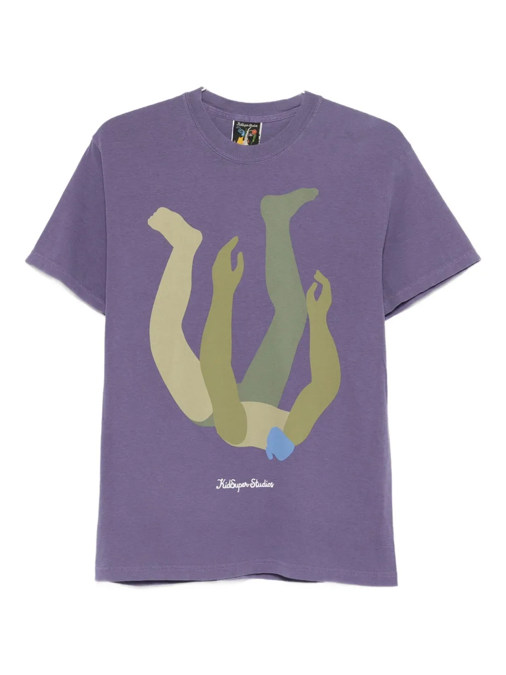 KidSuper playera Falling Man | morado | Image 1