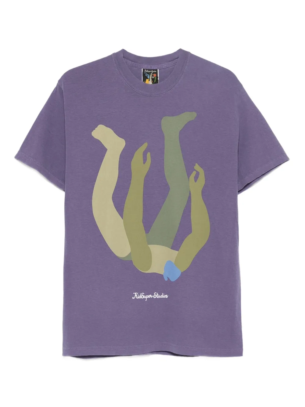KidSuper playera Falling Man | morado | Image 1