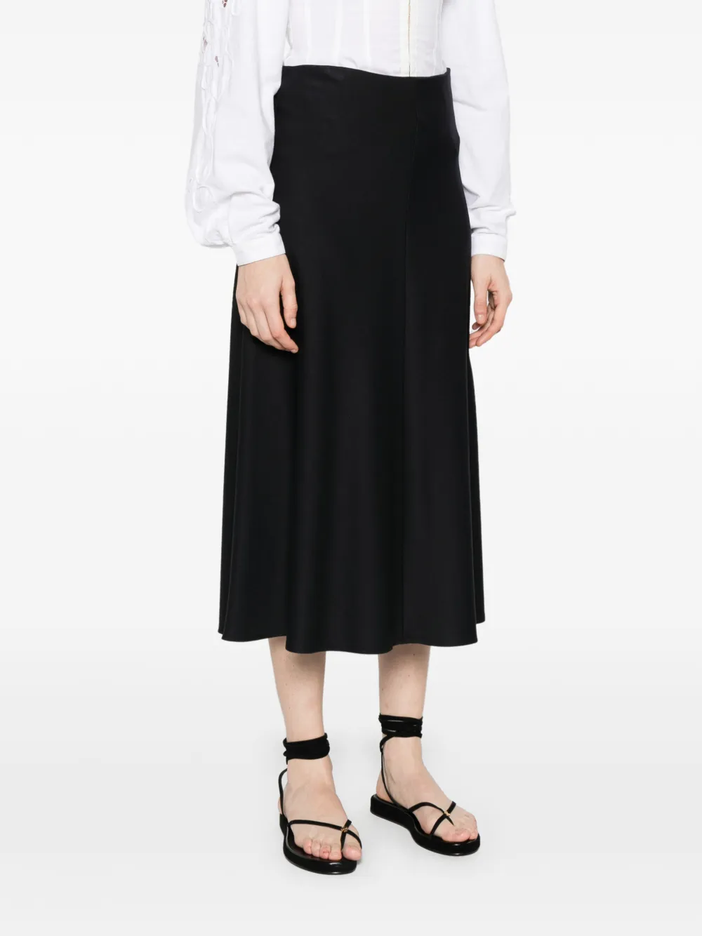  Vanessa Bruno A-line Midi Skirt - Blue 