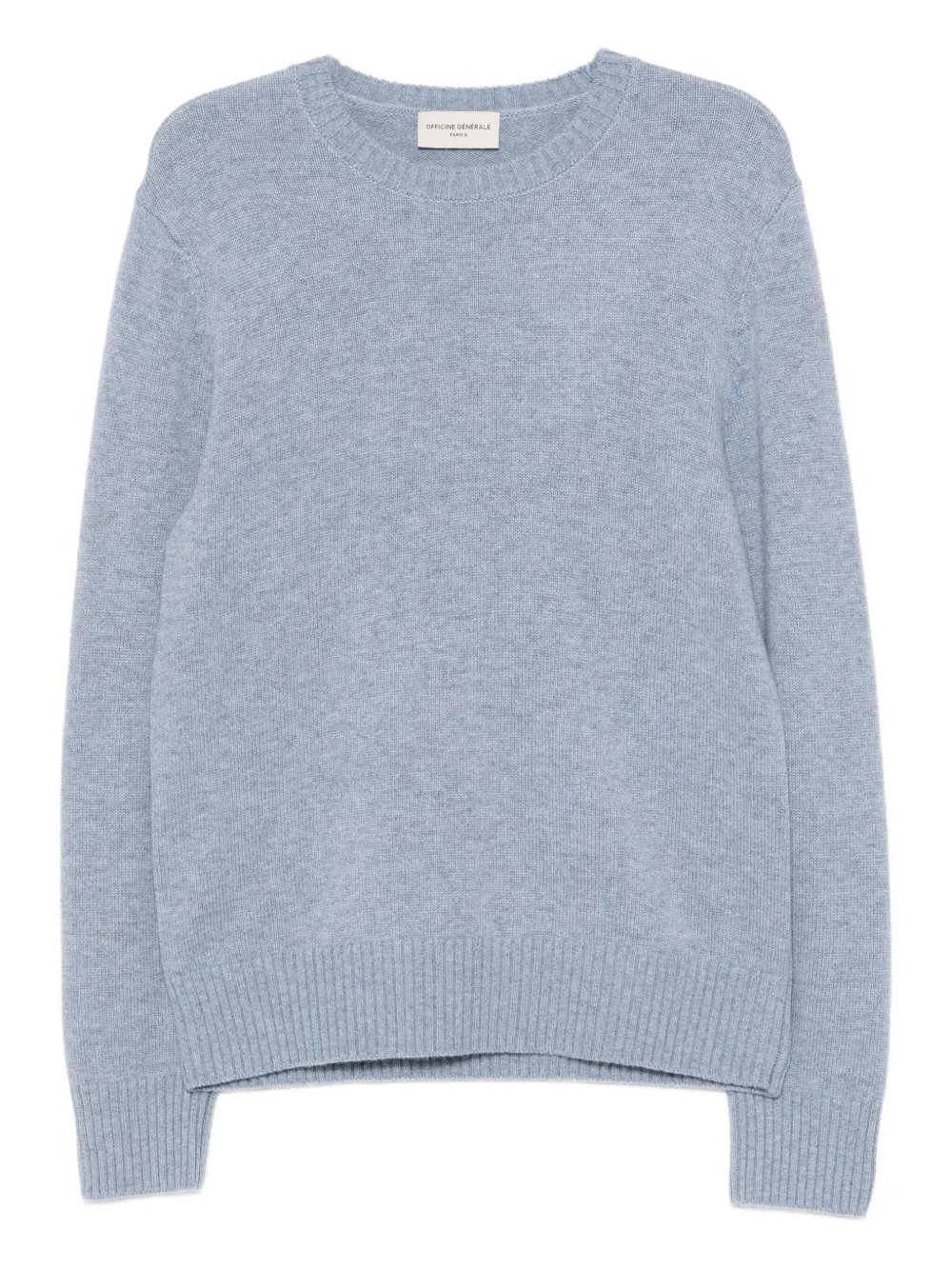 Officine Generale My-Crew-Heather jumper | Blue | Image 1