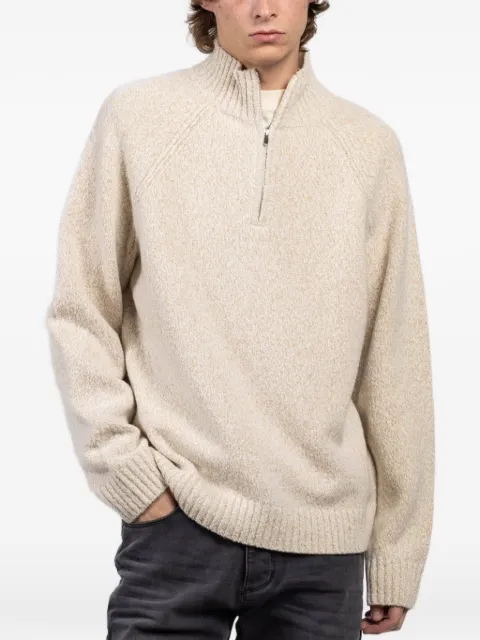 Theory zip-collar sweater